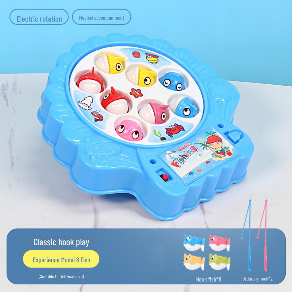 

Электрическая игрушка для рыбалки для раннего образования от 1 до 3 лет: Подарок для развития интеллекта у мальчиков и девочек