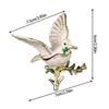 Premium Sturdy Jewelry Box Featuring European Style Doves Motif Metal Jewelry Container For Jewelry Protections