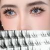 Wimpern mit transparentem Band für den Fuchsaugen-Look Natürliche Falsche Wimpern für tägliches und thematisches Make-up