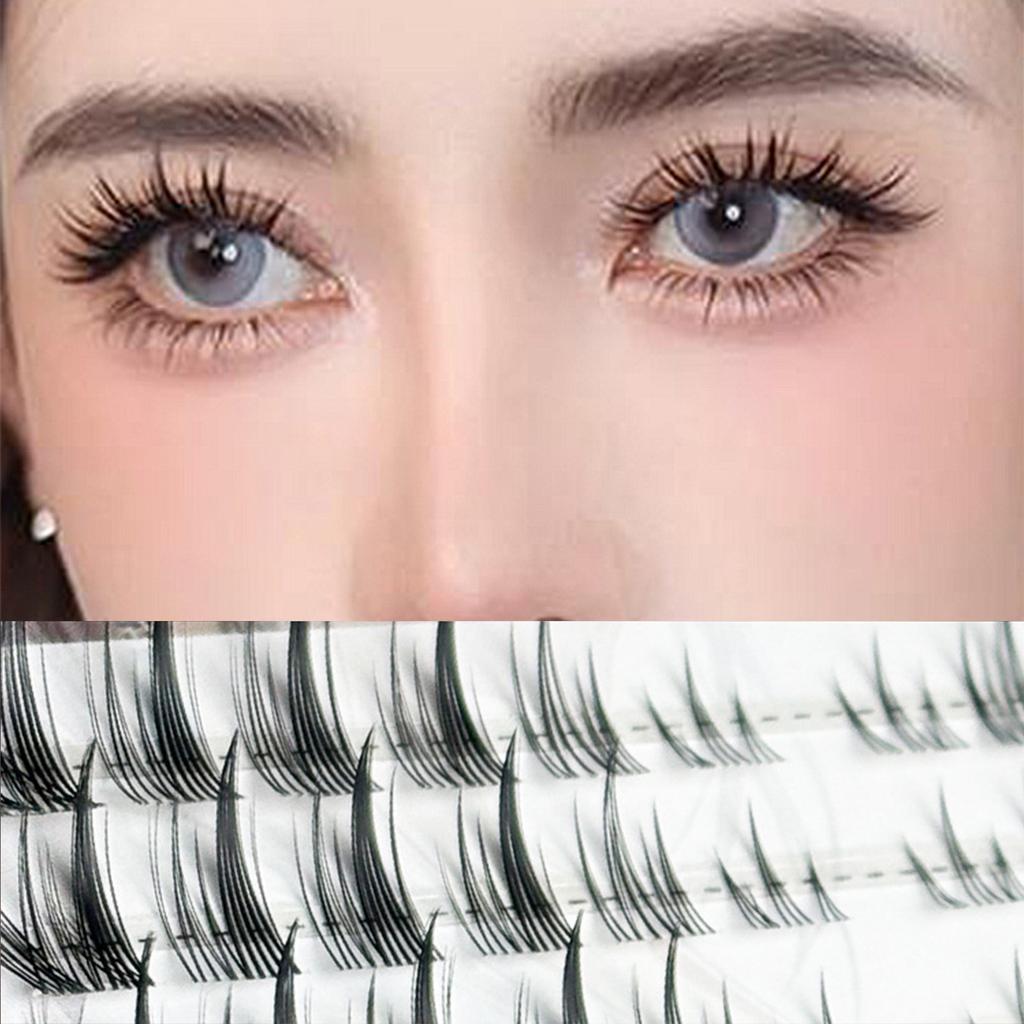 Wimpern mit transparentem Band für den Fuchsaugen-Look Natürliche Falsche Wimpern für tägliches und thematisches Make-up