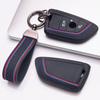 Silicone Key Fob Cover with Matching Keychain Fit BMW 1 2 3 4 5 6 7 Series X1 X2 X3 X4 X5 X6 X7 M Series Keyless Entry Remote This Soft Protective