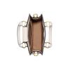 Coach N/S 14 Massivgold Logo Namensschild Beschläge Kieselsteinleder Tragetasche Einkaufstasche Schulter Crossbody Handtasche Mini Damen-Tote Weiß CJ500-IMCHK