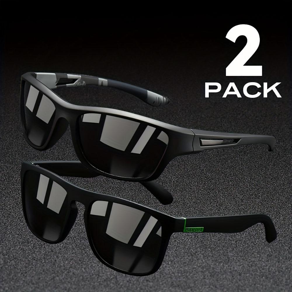 2pcs UV Protection Sunglasses Anti Glare Sun Shades For Summer Party Vacation Travel Driving Fishing