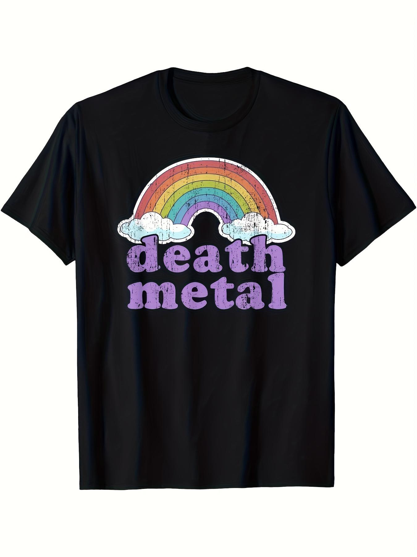 Men S Death Metal Graphic Tee - Made from 100% M