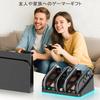 With Nintendo Switch 2 Charging Holds Up To 4 9 Modes of RGB Holds 4 Game Prevents Switch Peripherals [Compatible 2] Joy-Con Stand, Joy-Cons, Light,
