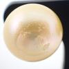 [Used] Pt900 South Sea White Pearl (Golden Pearl) Earrings/g438-63