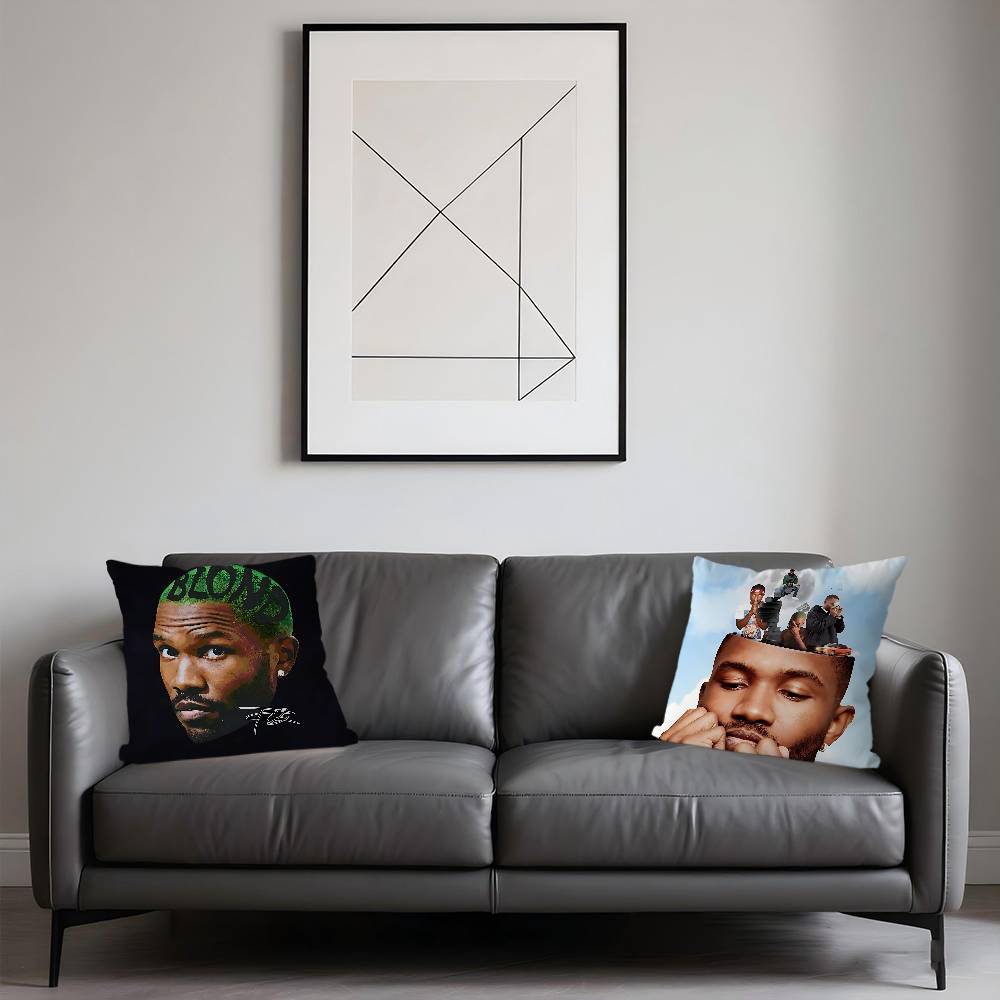 Singer Frank Ocean B-Blonde Pillow Case Throw Pillow Chair Seat Cushion Nap Pillows Cushion Seat Soft Pad Pillow Sofa Cushion