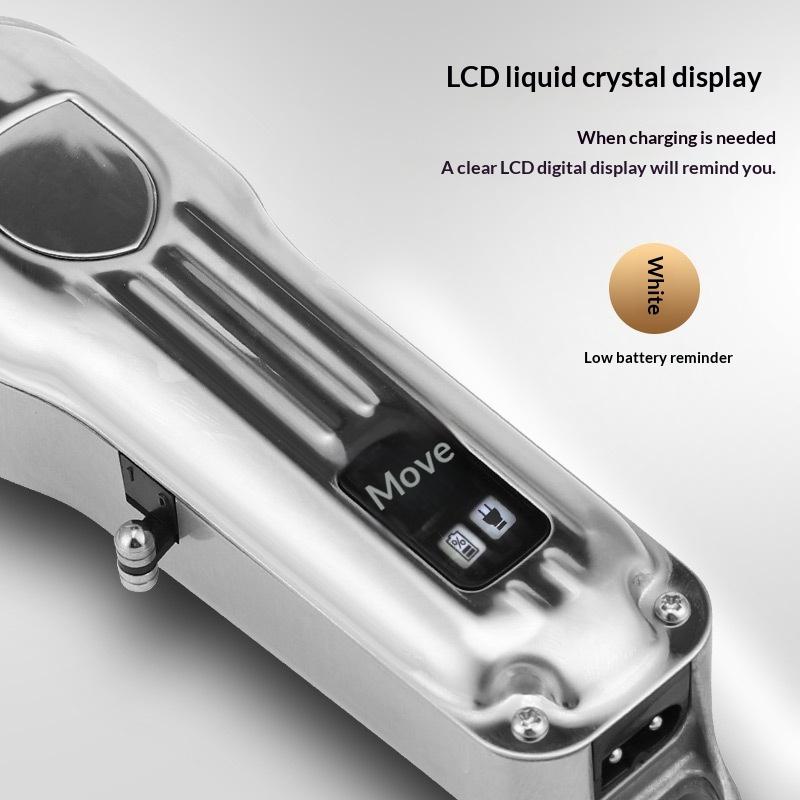 New multifunctional all-metal men's hair clipper electric clipper household electric barber clipper hair salon high-power electric clipper