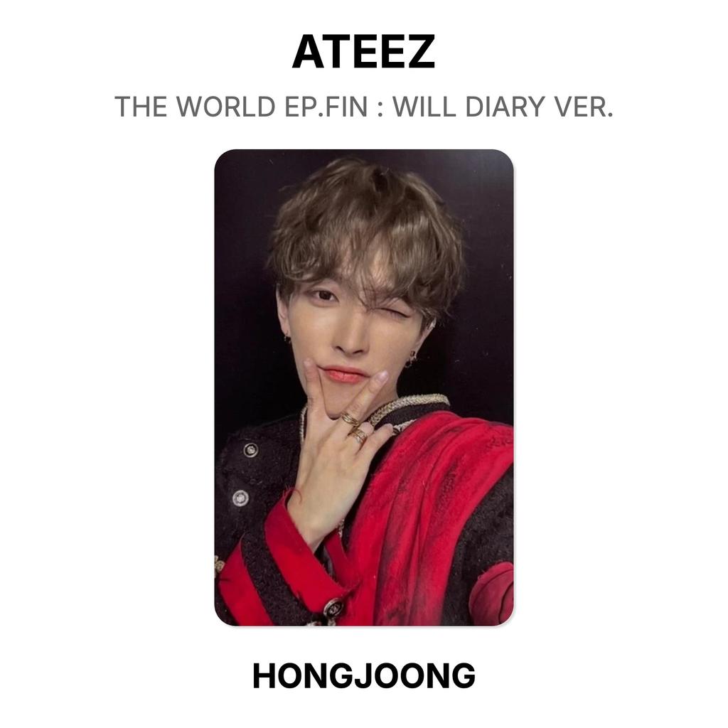 ATEEZ THE WORLD EP.FIN : WILL DIARY VER. Official Photocard