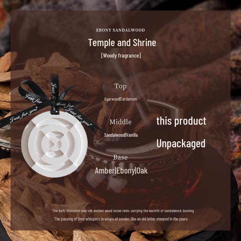 High-End Geometric Scented Plaster Hanger: Long-Lasting Car & Home Aroma Souvenir