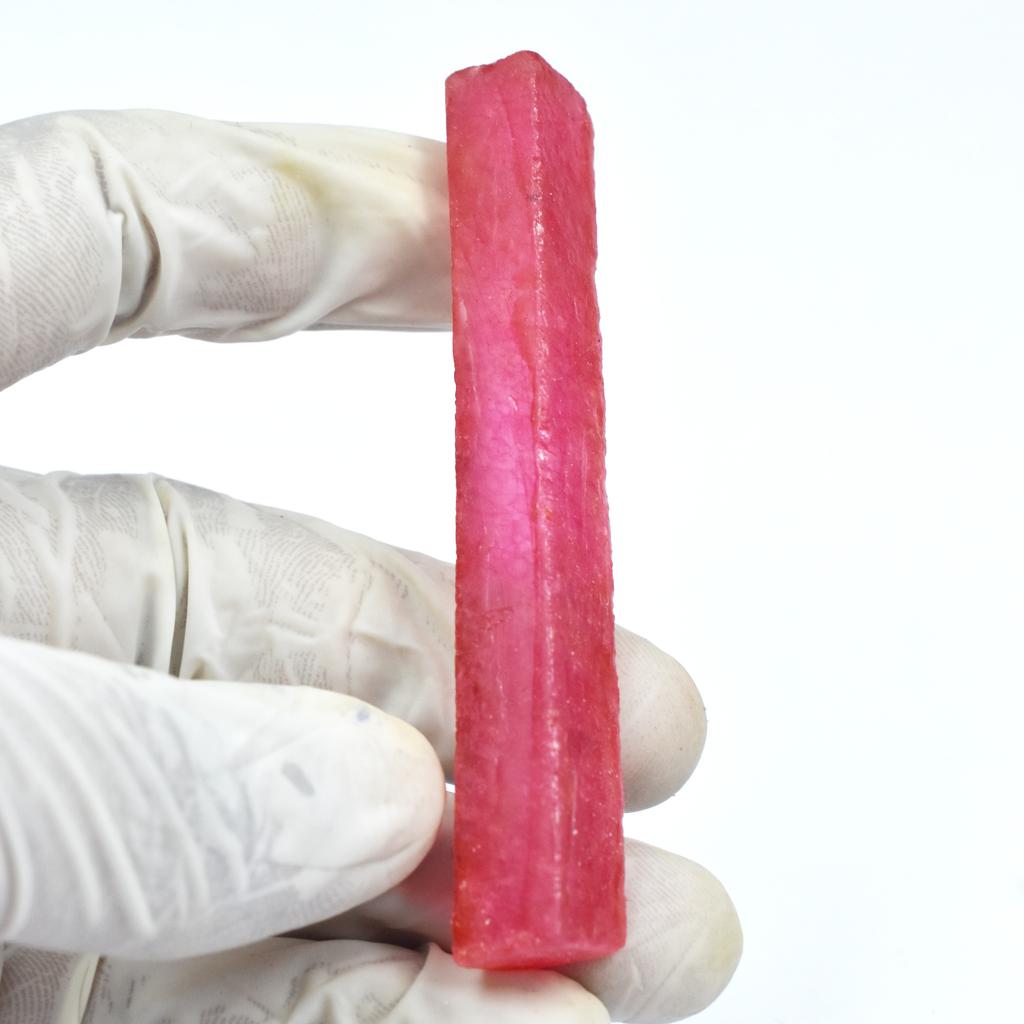 Natural Red Ruby Loose Gemstone 99.95 Ct Uncut Raw Rough for Lapidary and Gem Collections