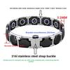 Octagonal Black Ceramic Steel Color Stainless Steel Men's Bracelet Magnetic Titanium Steel Jewelry Stainless Steel Jewelry