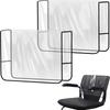 2 Pieces Clear Salon Chair StainResistant coverResistant Cover Reusable