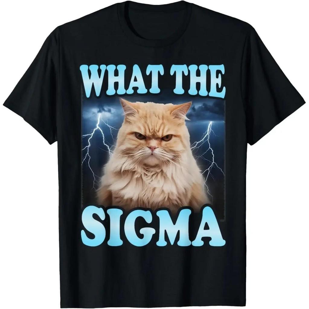 What The Sigma Funny Cat Meme Shirt - Hilarious Lightning T-Shirt Hoodie
