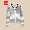IEF Women's Striped Knitted Sweater