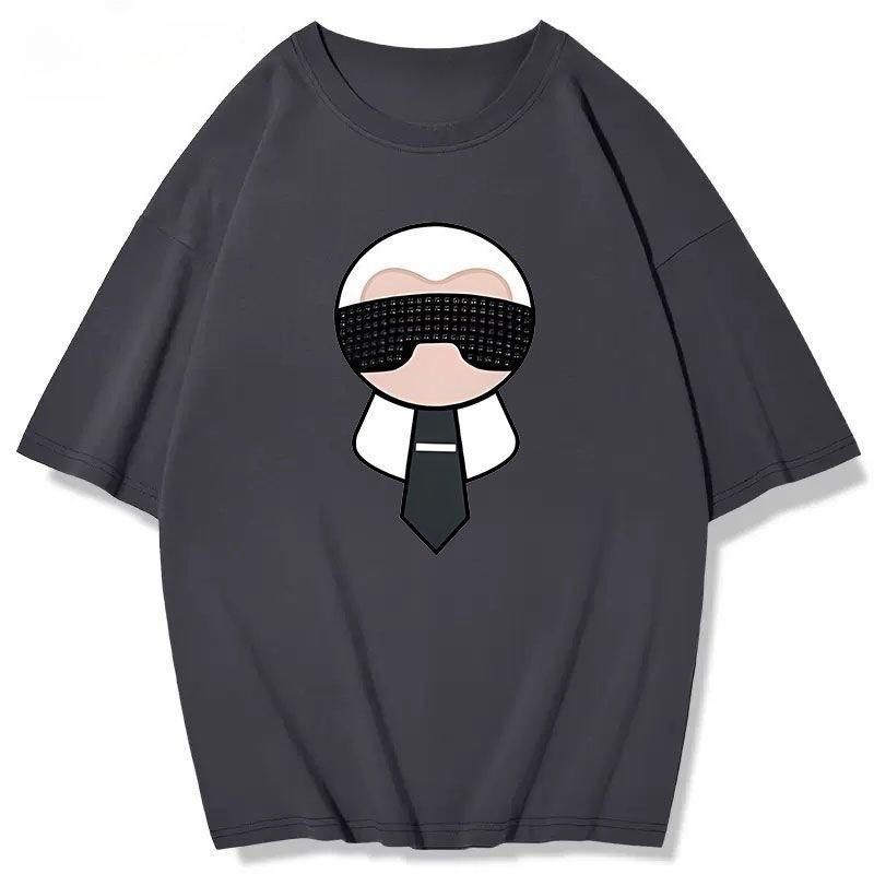 Summer Men's T-Shirt Trend Casual Cotton Tees Short Sleeve Luxury Brand T-shirt Men Women Clothing Y2k Tops Unisex