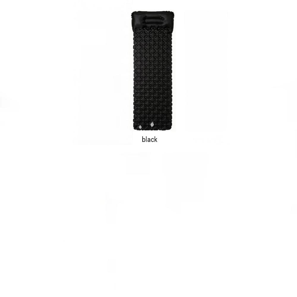 1-person self-inflating mattress, ultralight, suitable for camping, car camping, and outdoor use. Connectable air mattress. Includes storage pouch