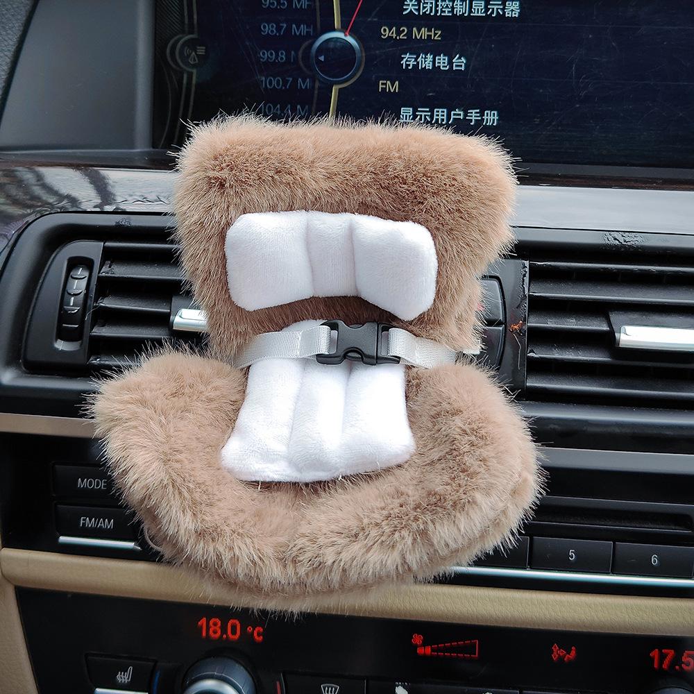 Puppensitz Autozubehör Ornament Labub Sicherheitssitz Puppenzubehör Dekoration