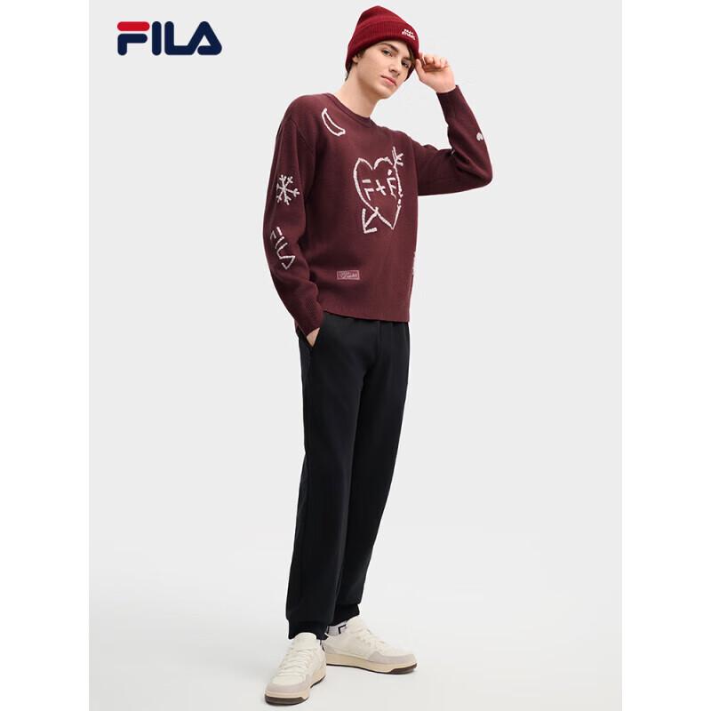 

FILA 2025 Spring Couple s Graffiti Knit Pullover Sweater M