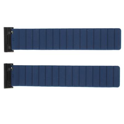 Magnetic Watch Band 26mm Sweat Proof Silicone Watch Strap Quick Release Watchband for Vertix 2 Dark