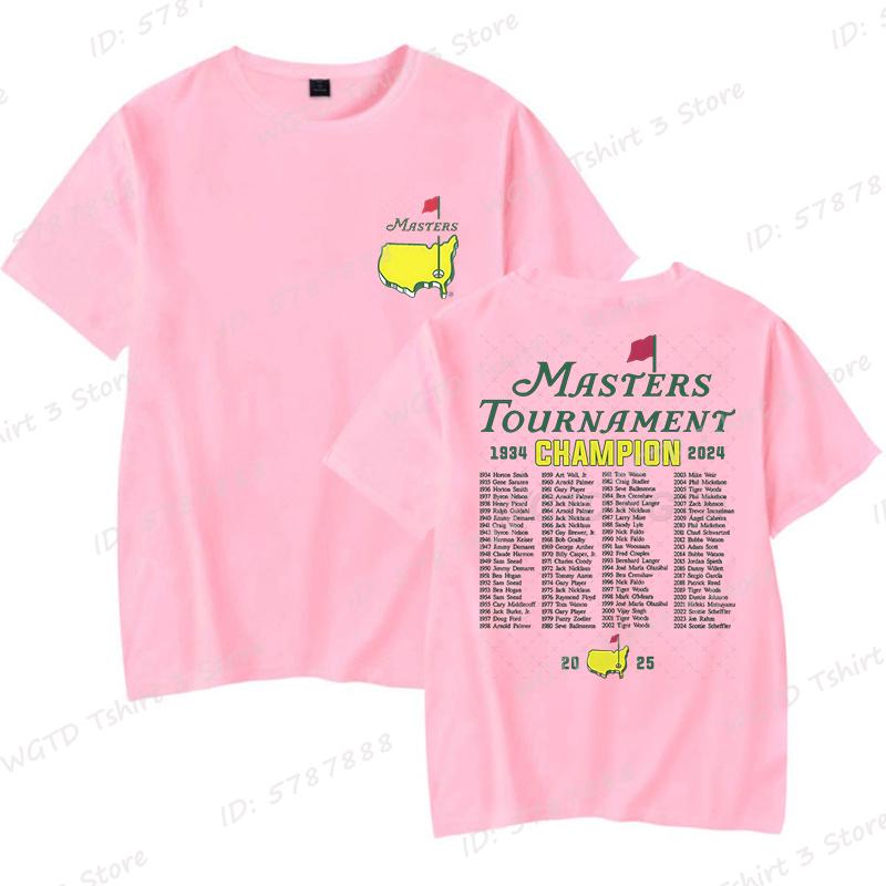 The Masters Golf Tournament Augusta National Champions of Golf TShirt for Men Women Graphic T Shirts Fashion Unisex Tees Tops