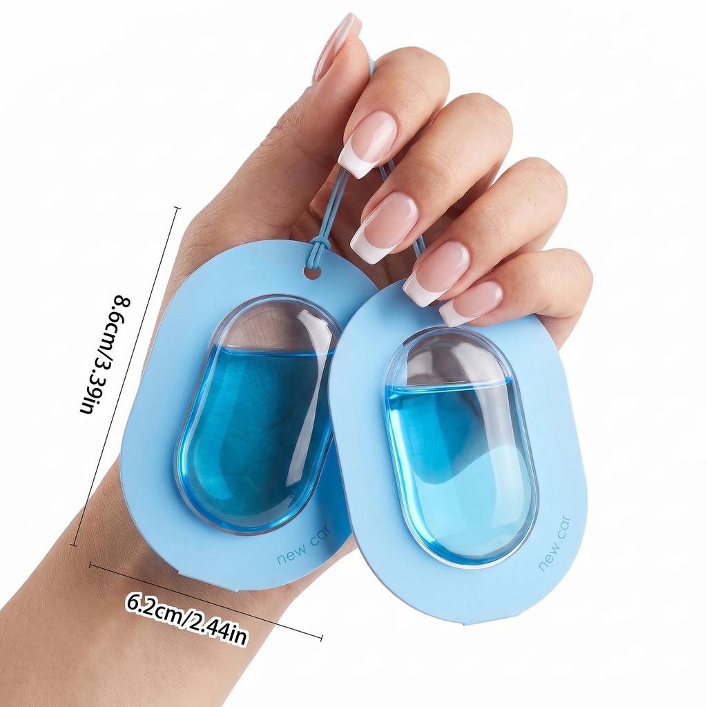 30 Day Long-Lasting Fragrance Enhancing Car Essential Oil Pendant, Breathable Film Hanging Decoration, Car/bathroom/wardrobe & Bathroom Air Freshener