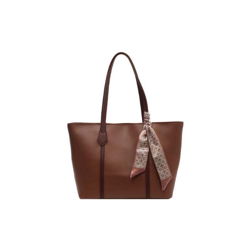 Simple and Large-capacity Bag, Women's New Casual Versatile Bucket Bag, Fashionable Shoulder Tote Bag, One Piece To Pass