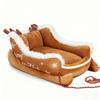 Pet  House Christmas Sled Dog Bed Winter Thickened Warm Washable Dog Bed Pet Christmas Bed Cat Sofa