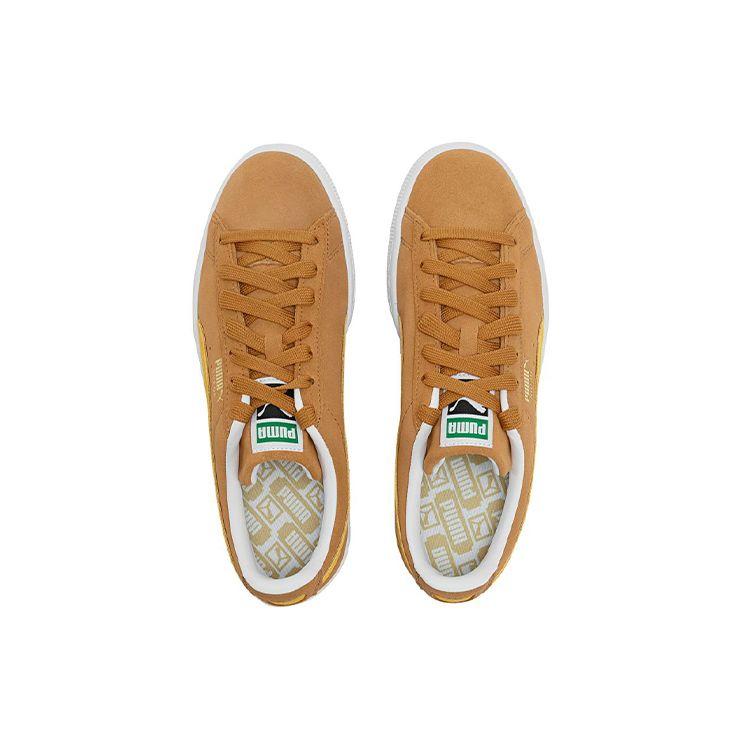 Puma Suede Classic 21 Desert Tan Unisex Sneakers Orange Tangerine White 374915-53