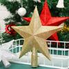 Hot DIY New Year Xmas Ornament Home Decor Large Glitter Star Christmas Tree Decoration