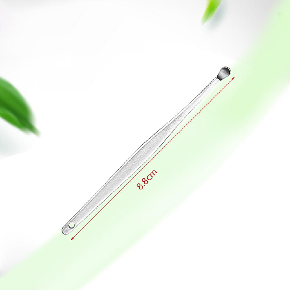 9pcs/set Ear Cleaner Kits Stainless Steel Earpick Wax Remover Curette Goose Feather Ear Pick Ear