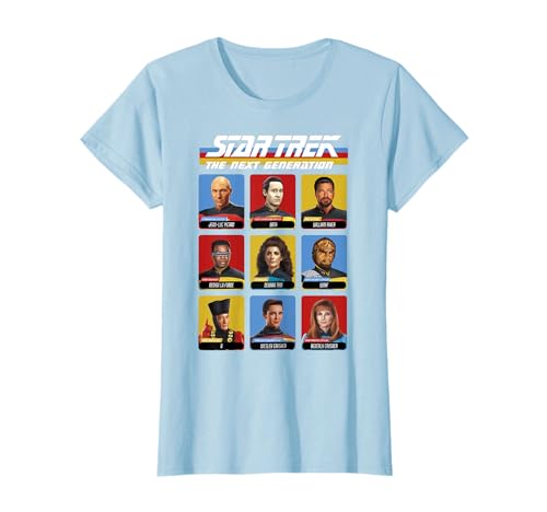 Star Trek Next Generation 9 Cast Members T-Shirt