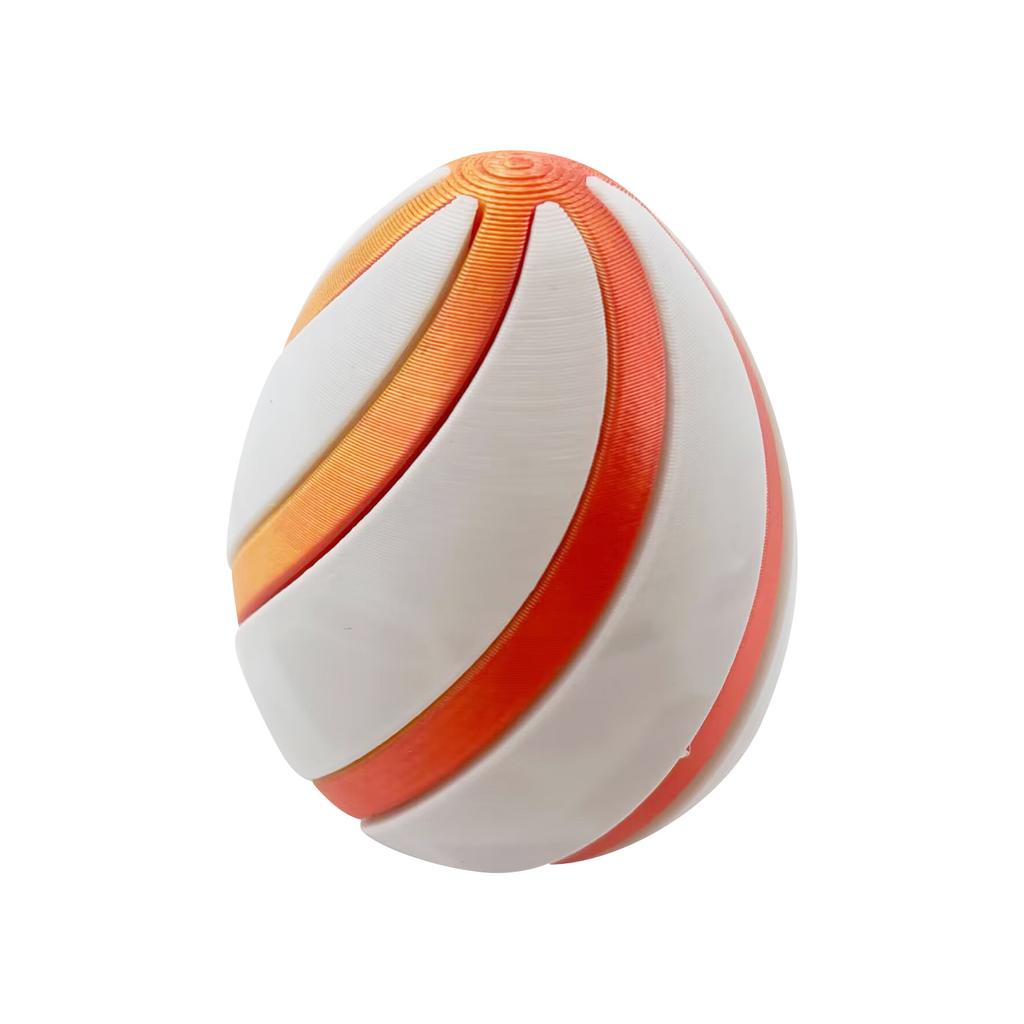 3D Printed Egg Shaped Puzzle-like Children's Stacking Toys To Stress, Handmade Creative Ornaments