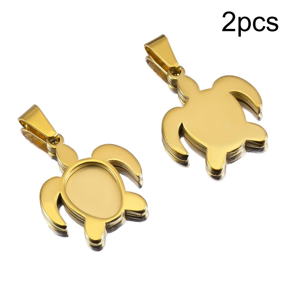 5Pcs 2Pcs Stainless Steel Heart Blank Pendant Trays Bezel Charms Bulk for Homemade Necklaces Jewelry Making DIY Crafts Resin Art