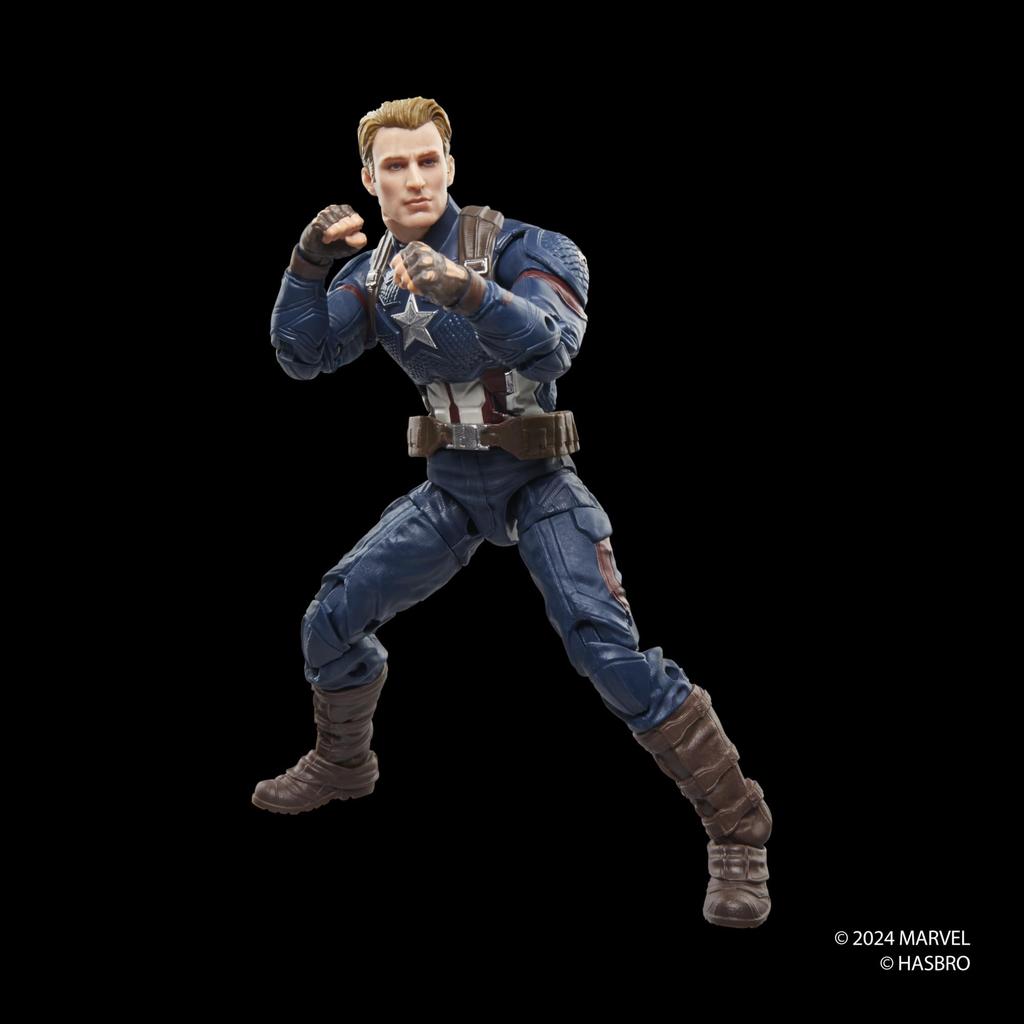Hasbro Marvel Legends Series Captain America "Avengers: Endgame" Collectible 15cm Action Figure G0607 Authentic