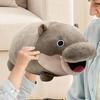 Hippo Plush Pygmy Hippo Plush Stuffed Animals Plush Doll Toy Huggable Home Decor Fashionable Throw Pillow for Bedroom Decoration
