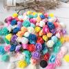 Flower Head Bear Gift Party Supplies Artificial Flowers Foam Rose Flower Wedding Decoration