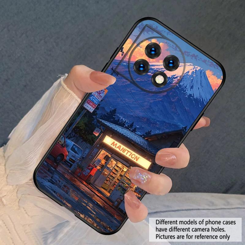 Sunset Xia Street For Oneplus 8T 9 9R 10 Pro 11 12 13 13R 5G ACE 5 Nord2 4 CE 3 4 Lite N20 SE N200 silicone soft phone case