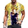 Y2k Men's T-shirt High Quality Dragon Ball Vegeta Tops Hip Hop Goku Harajuku Style Super Saiya 2025