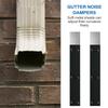 Gutter Noise Dampener 2x Portable Gutter SilencerInsert Adjustable Drainage Ditch Noise Reducer Gutter Noise Dampers