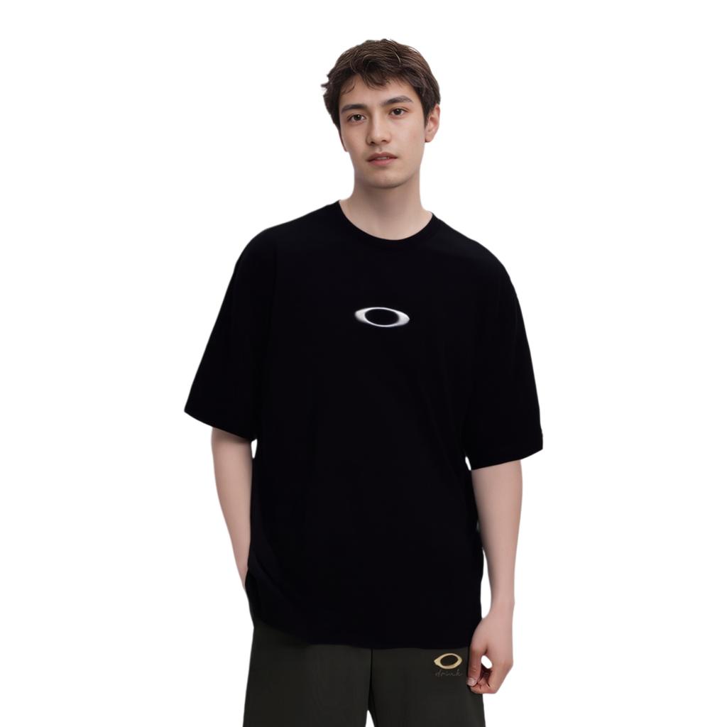 Oakley T-Shirts Unisex Black Crew Neck Moderate FOA405444-02E-