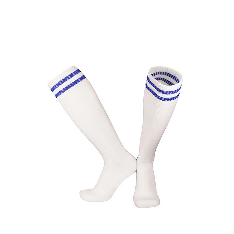 Men's High-Top Jacquard Logo Football Socks with Terry Bottom
