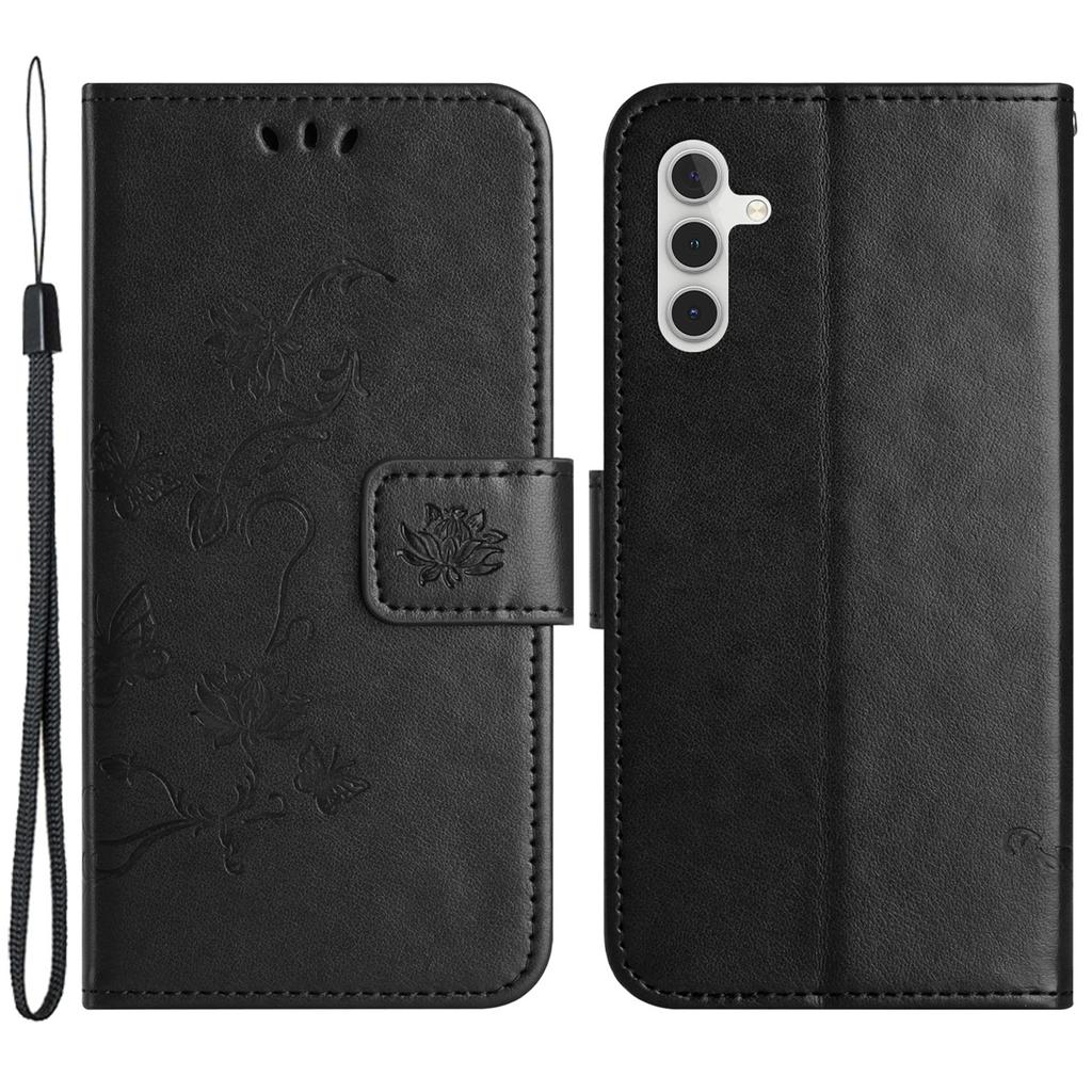 Für Samsung Galaxy M15 5G/F15 5G Flip Wallet Case Schmetterling Blume Leder Handyhülle