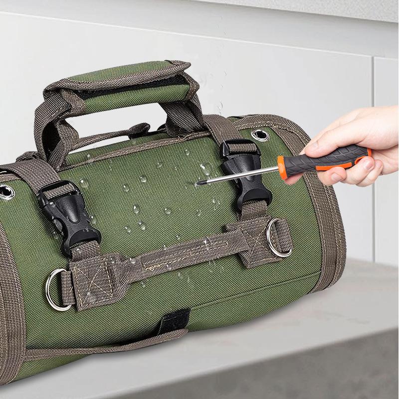 Hardware Tool Storage Bag, Roll-up Electrician Bag, Car Suspension Storage Bag, Car Hardware Kit