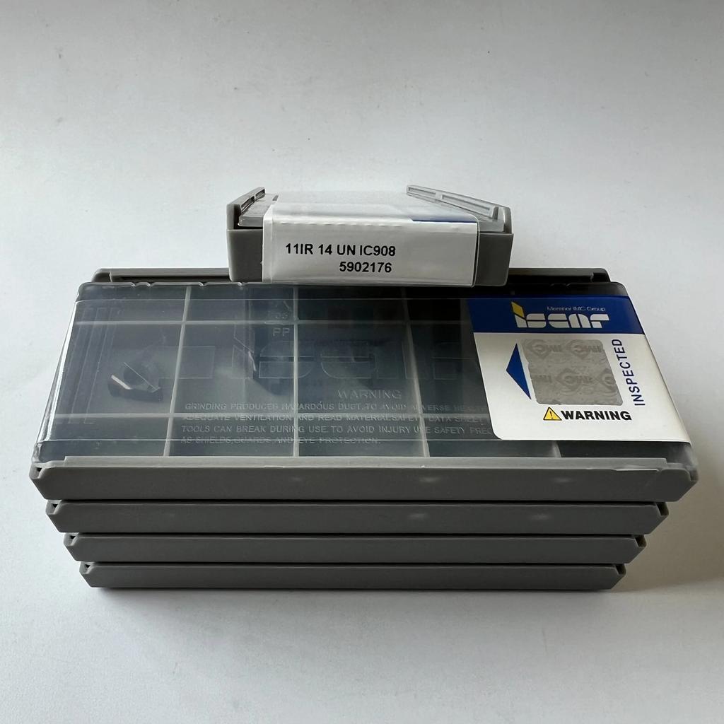 ISCAR / 11IR14UN IC908 / Industrial Indexable Carbide Inserts 10 Pcs