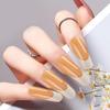 120x/Box Full Cover Stick On Nails French Tip Press On Nails Coffin False Nails Manicures Suppliss