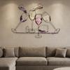 2D Flat Metal Wine Cup Silhouette Decoration Iron Art Wall Art Sculpture  Wall Displays