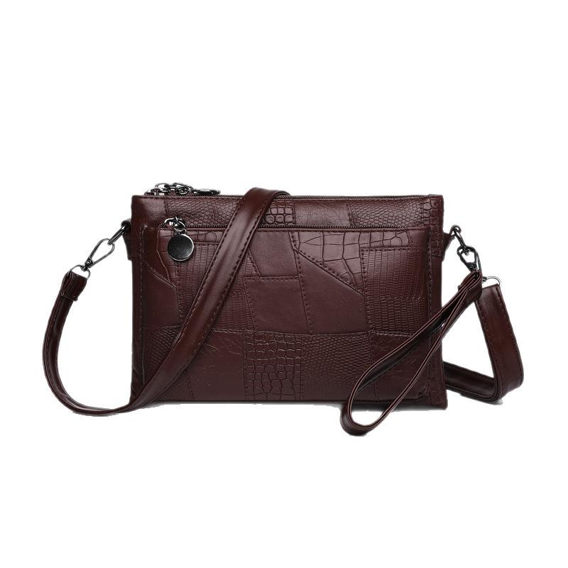 

Fashion Envelope Bag Oblique Span Bag Mobile Phone Bag 23.5*5*16 червоний