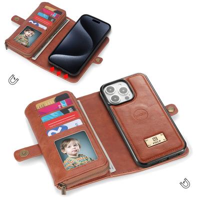 2 In 1 Magnetic Detachable Wallet Leather Case For iPhone 16 15 14 Plus 13 12 11 Pro Max XR XS 7 8 Handbag Cards Slot Cover