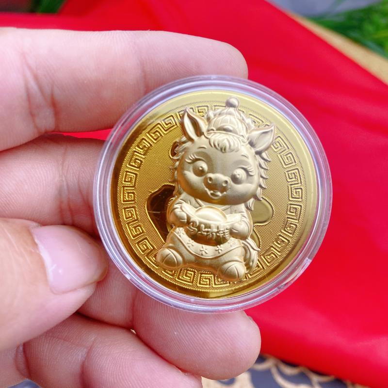 

Unique Artfully Designed 2026 Horse Mascot Coin from China; Commemorative Gifts for the New Year